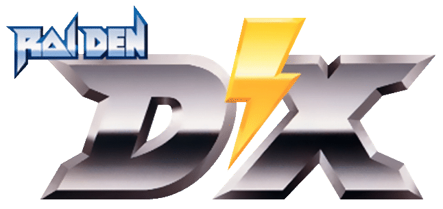 Raiden DX logo for Playstation